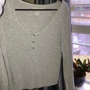 long sleeve thin top. American Eagle